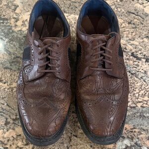Robert Graham Brown Leather Brogue Oxfords